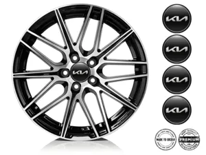 KIA Felgenaufkleber für Autos Luxusgewölbte Logos